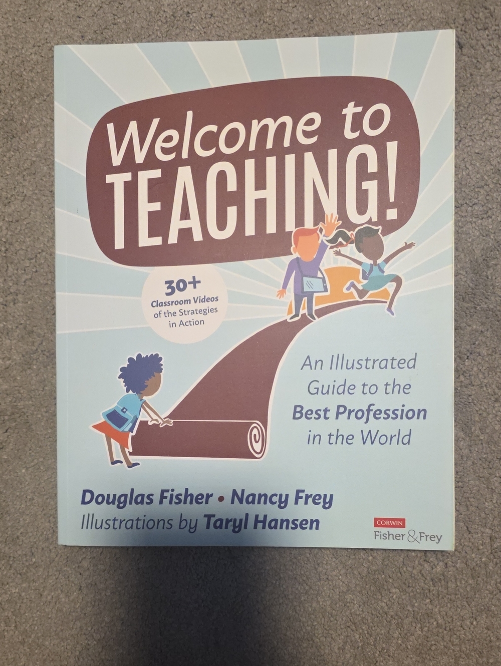 Welcome to Teaching - Blue Illustrated Guide